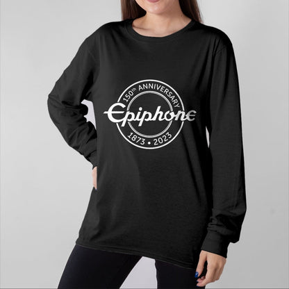 Guitar Lover Shirt, Funny Guitar UnisexT-Shirt/Hoodie/Sweatshirt HLT00 - Epiphone 150th Anniversary T-Shirt - Guitar Apparel - Unisex-Adults, Unisex-Kids - Black - Small - S