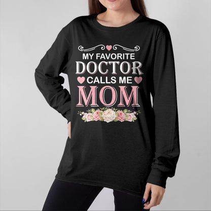 Christmas Shirts for Family, Funny christmas shirts, Christmas Unisex T-Shirt/Hoodie/Sweatshirt HLT00 - Doctor Calls Me Mom Medical School Students T-Shirt