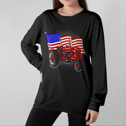 Best Farmer Life Shirt, Funny Farmer UnisexT-Shirt/Hoodie/Sweatshirt HLT00 - 4th of July Gift Patriotic Farmer US Flag Tractor Farmer T-Shirt