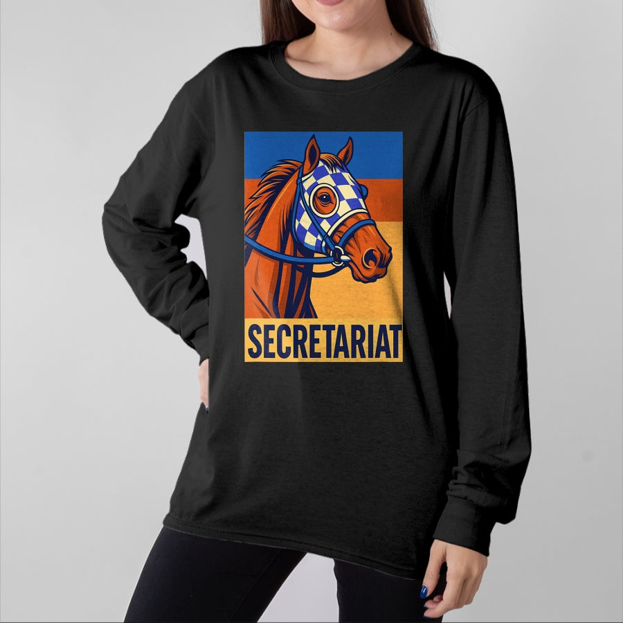 Best Horse Lover Shirt , Funny Horse UnisexT-Shirt/Hoodie/Sweatshirt HLT00 - Secretariat Horse, Horse Racing, Del Mar, Santa Anita, Horse T-Shirt