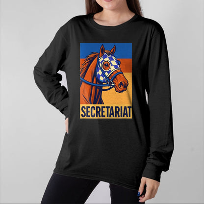 Best Horse Lover Shirt , Funny Horse UnisexT-Shirt/Hoodie/Sweatshirt HLT00 - Secretariat Horse, Horse Racing, Del Mar, Santa Anita, Horse T-Shirt