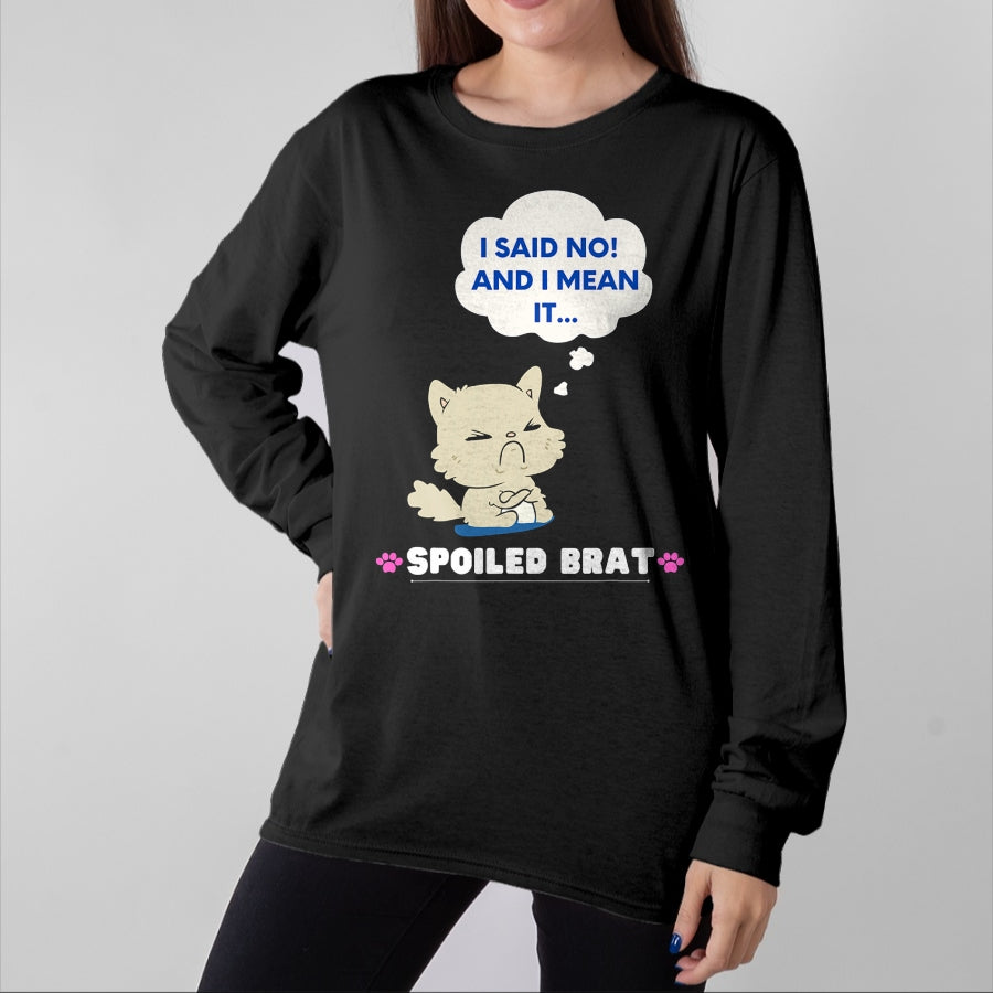 Best Wife Shirt, Wife and Husband Unisex T-Shirt/Hoodie/Sweatshirt HLT00 - Funny Cute Spoiled Brat Cat T-Shirt