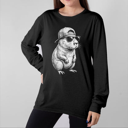 Cute Capybara Shirt, Funny Capybara Unisex T-Shirt/Hoodie/Sweatshirt HLT00 - Capybara Sunglasses Cool Boys Kids Capybara T-Shirt