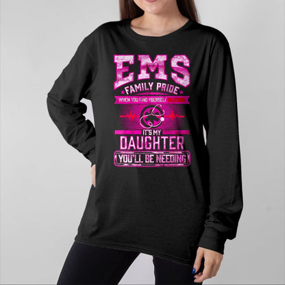 Funny Nurse Shirt, Nurse Unisex T-Shirt/Hoodie/Sweatshirt HLT00 - EMT Gift Proud Mom Dad Of EMS Paramedic Daughter F T-Shirt T-Shirt