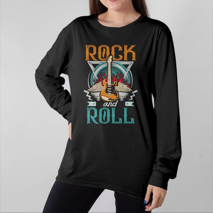Guitar Lover Shirt, Funny Guitar UnisexT-Shirt/Hoodie/Sweatshirt HLT00 - Vintage Retro 80s Rock & Roll Music Guitar Wings T-Shirt