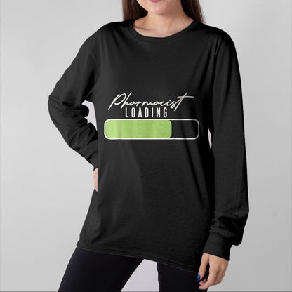 Best Doctor Shirt, Funny Doctor UnisexT-Shirt/Hoodie/Sweatshirt HLT00 - Pharmacist Loading Doctor of Pharmacy Student Future Pharm.D T-Shirt, Women, Black, Large
