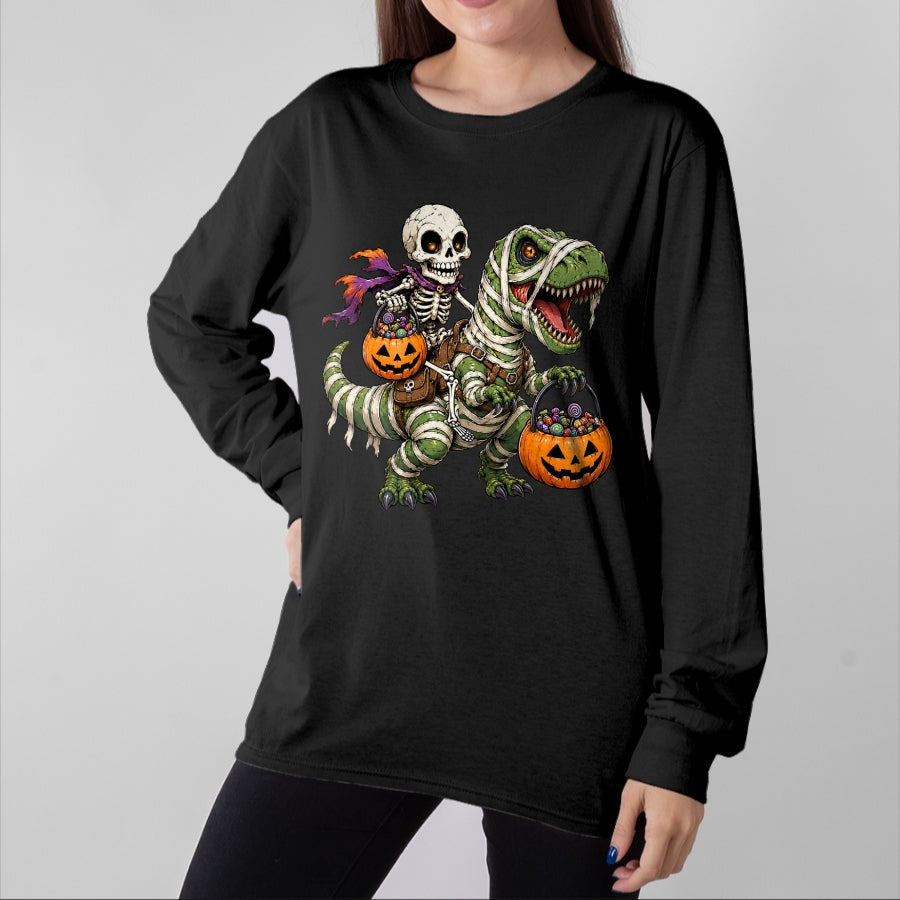 Best Dinosaur Lover Shirt, Funny Dinosaur UnisexT-Shirt/Hoodie/Sweatshirt HLT00 - Funny Halloween Shirts Kids Boys Skeleton Mummy Dino T Rex T-Shirt
