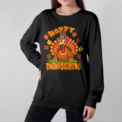 Best Thanksgiving Family Shirt , Funny Thanksgiving UnisexT-Shirt/Hoodie/Sweatshirt HLT00 - Funny Thanksgiving Happy Turkey Family Dinner T-Shirt