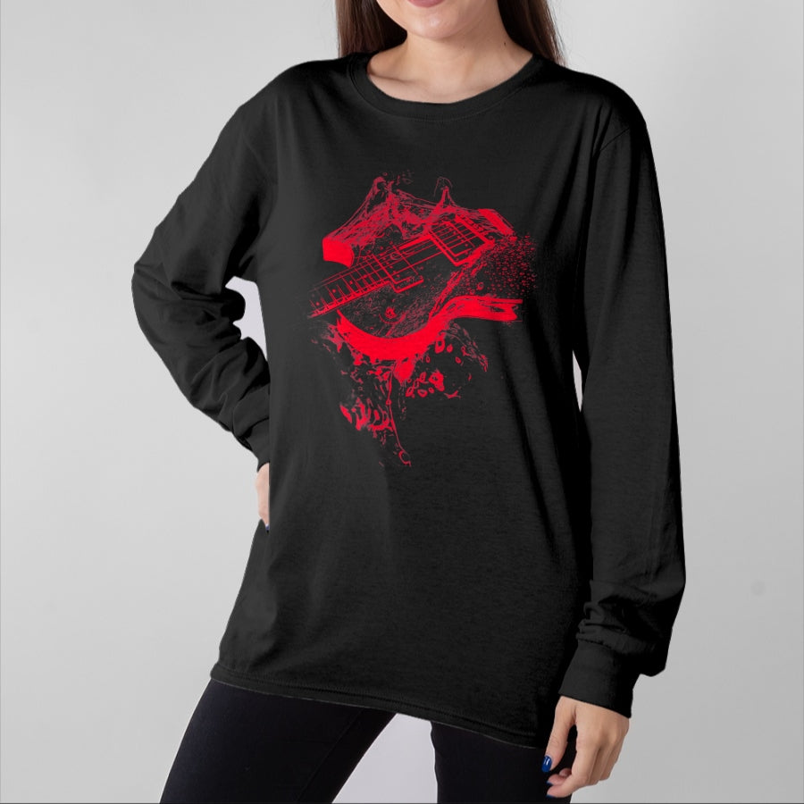Guitar Lover Shirt, Funny Guitar UnisexT-Shirt/Hoodie/Sweatshirt HLT00 - Graphic Guitar Cool Rock Music Musicians Gift T-Shirt