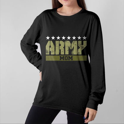Gift for Mom Shirt, Funny Mom Unisex T-Shirt/Hoodie/Sweatshirt HLT00 - Proud Army Mom Shirt  US Army Mom t shirt Gift