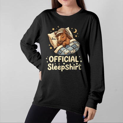 Best Horse Lover Shirt , Funny Horse UnisexT-Shirt/Hoodie/Sweatshirt HLT00 - Sleeping Horse Official Sleepshirt Sleepwear Pajama Bedtime T-Shirt
