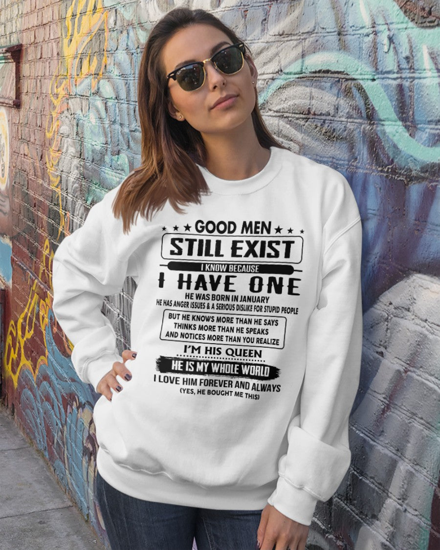 January - Good men Still Exist - gift for your girlfriend, wife from Husband - NGHL01 (SKU-GM-01)