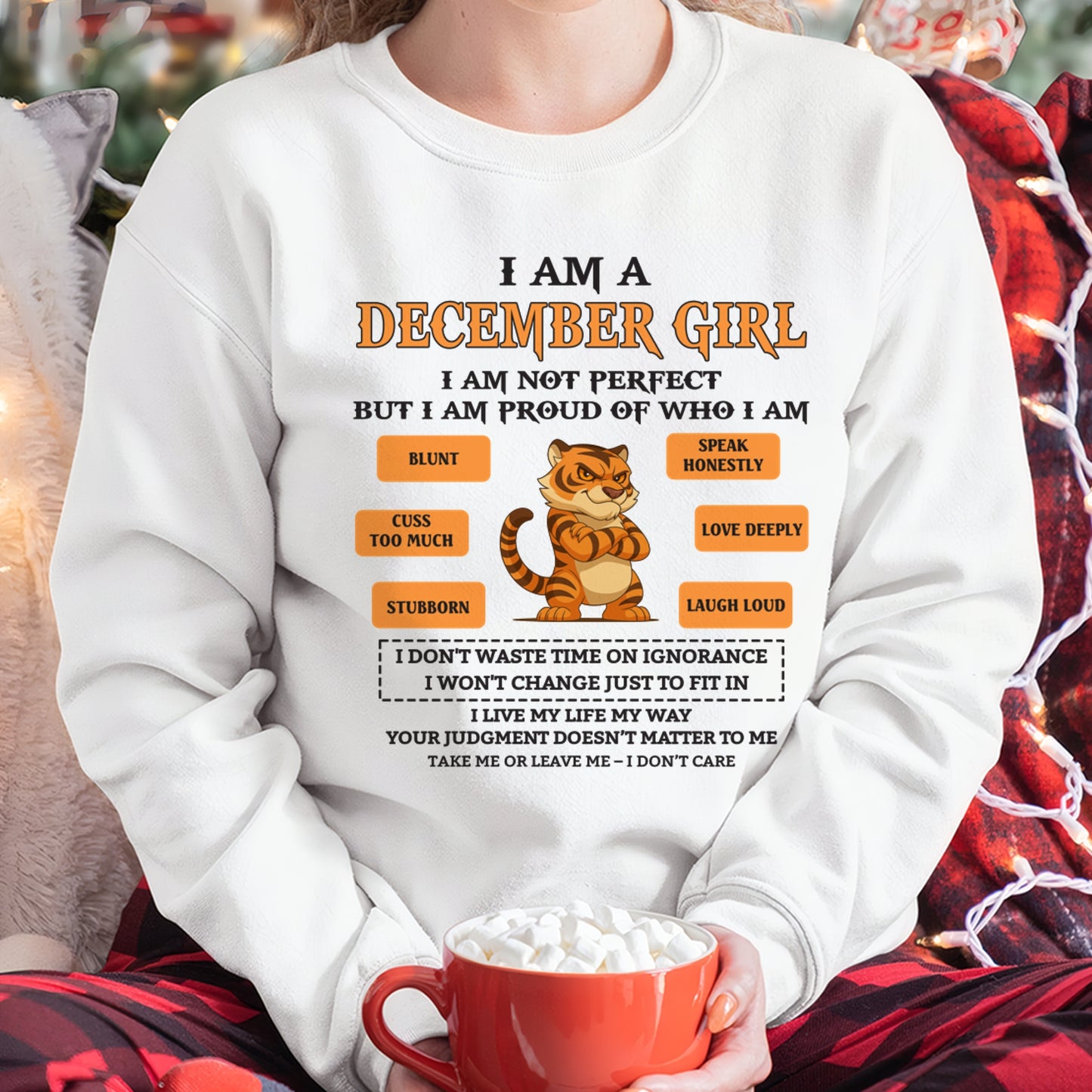 "I AM A DECEMBER GIRL" - Birthday Gift For December Girls - FMA ccdi12 (SKU26T-01-62-12)