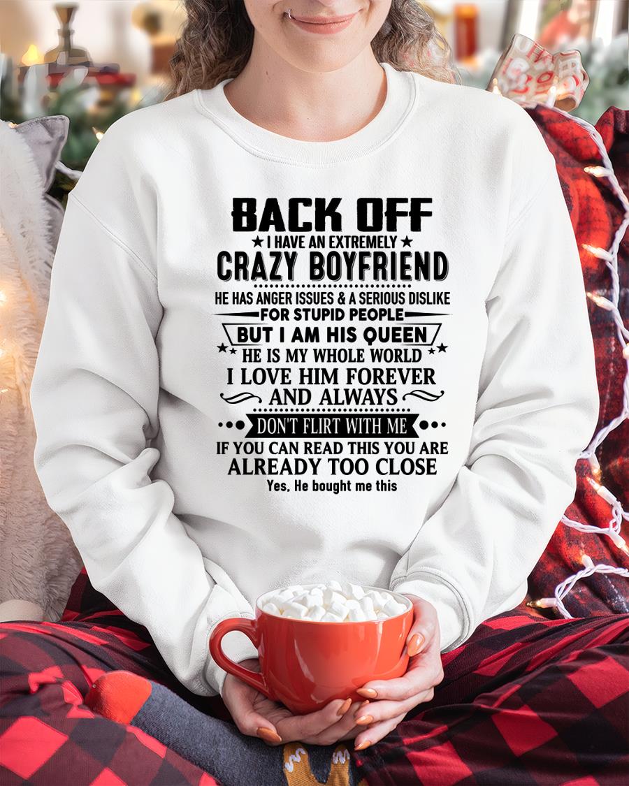 Back Off I Have An Extremely Crazy Boyfriend - - Gift For Wife From Husband - CCDI00 (SKUT-BACKOFF-00)