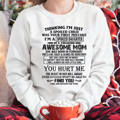 FEBRUARY - THINKING I’M JUST A SPOILED CHILD WAS YOUR FIRST MISTAKE - FROM WOMAN FMA - ccdi02 (SKU09-15-02)