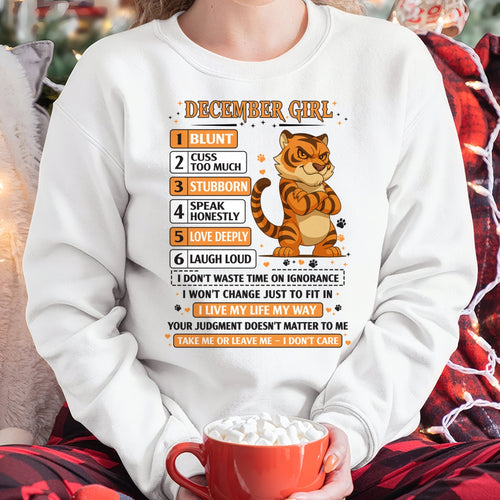"I AM A DECEMBER GIRL" - Birthday Gift For December Girls - FMA ccdi12 (SKU2602-219-12)