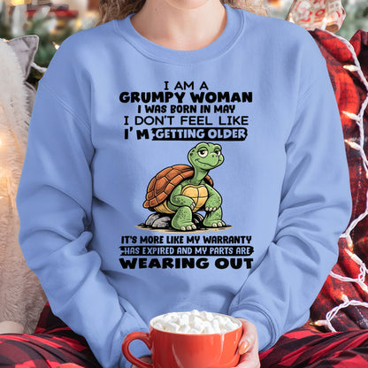ccdi05 - Funny Grumpy Woman Shirt Born in May – Birthday Gift Idea - FMA (SKU2602-178-05)