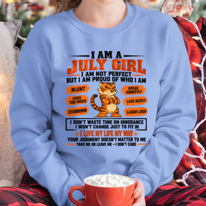 "I AM A JULY GIRL" - Birthday Gift For July Girls - FMA ccdi07 (SKU2609-317-07)