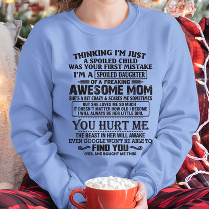 THINKING I’M JUST A SPOILED CHILD WAS YOUR FIRST MISTAKE - FROM WOMAN FMA - ccdi00 (SKU09-15-00)