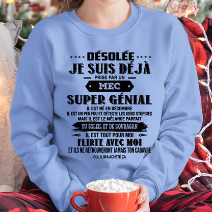 DÉSOLÉE JE SUIS DÉJÀ PRISE PAR UN MEC SUPER GÉNIAL IL EST NÉ EN DÉCEMBRE Fr12 male