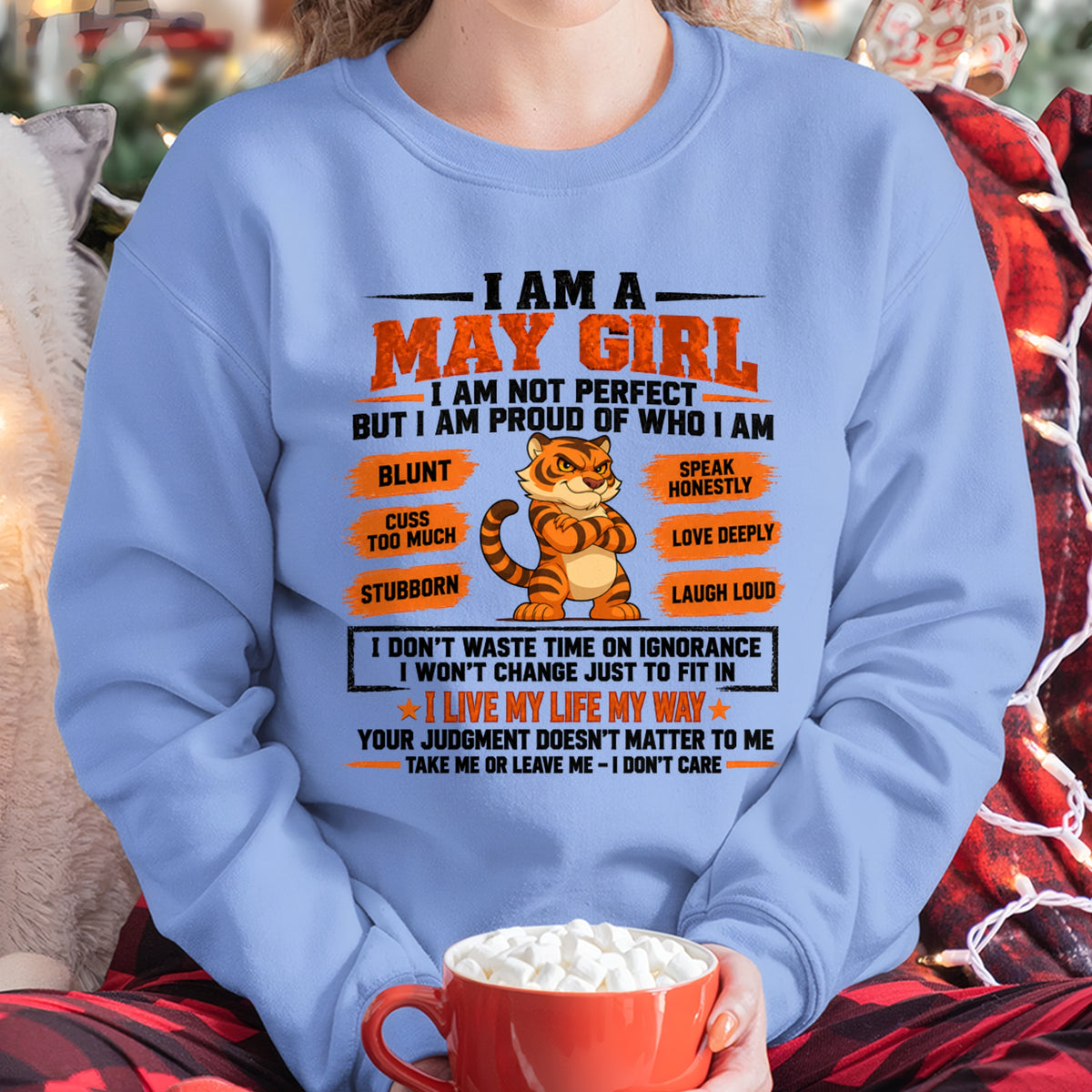 "I AM A MAY GIRL" - Birthday Gift For May Girls - FMA ccdi05 (SKU2609-317-05)