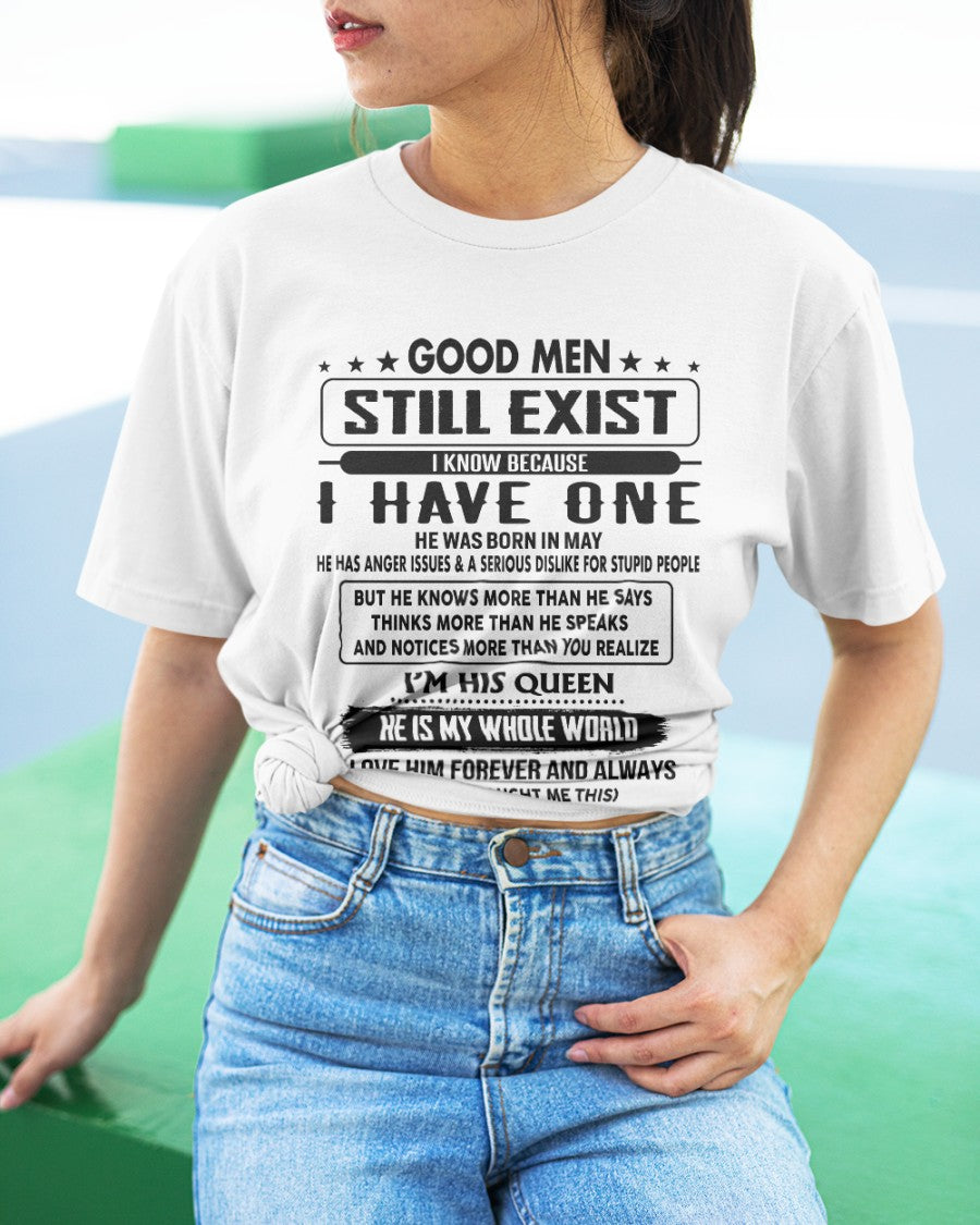 May - Good men Still Exist - gift for your girlfriend, wife from Husband - NGHL05 (SKU-GM-05)