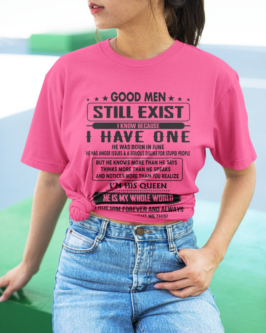 June - Good men Still Exist - gift for your girlfriend, wife from Husband - CCDI06 (SKU-GM-06)