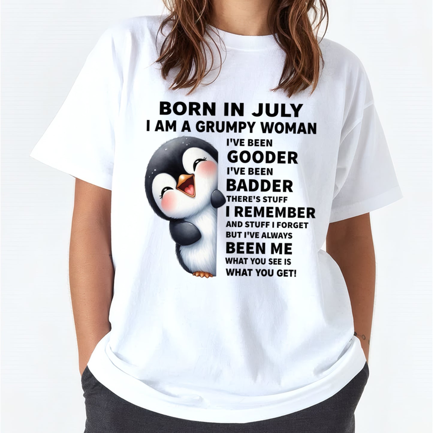 BORN IN JULY I AM A GRUMPY WOMAN ccdi07 FMA (SKU09-95-07)