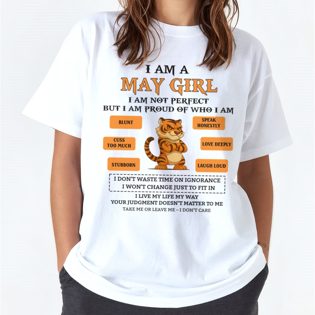 "I AM A MAY GIRL" - Birthday Gift For May Girls - FMA ccdi05 (SKU26T-01-62-05)