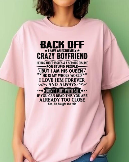 Back Off I Have An Extremely Crazy Boyfriend - - Gift For Wife From Husband - CCDI00 (SKUT-BACKOFF-00)