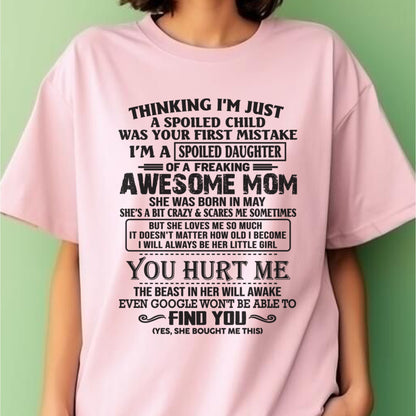 MAY - THINKING I’M JUST A SPOILED CHILD WAS YOUR FIRST MISTAKE - FROM WOMAN FMA - ccdi05 (SKU09-15-05)