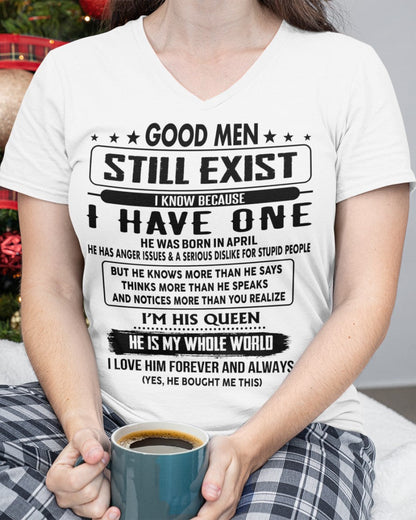 April - Good men Still Exist - gift for your girlfriend, wife from Husband - NGHL04 (SKU-GM-04)