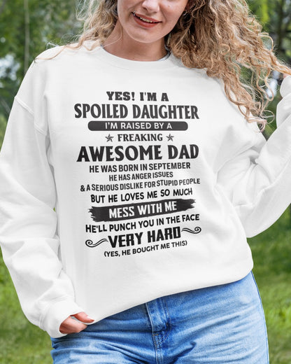 September - Awesome Dad - Perfect gift for your daughter - ccdi09 FROM MAN (SKU07-138-09)