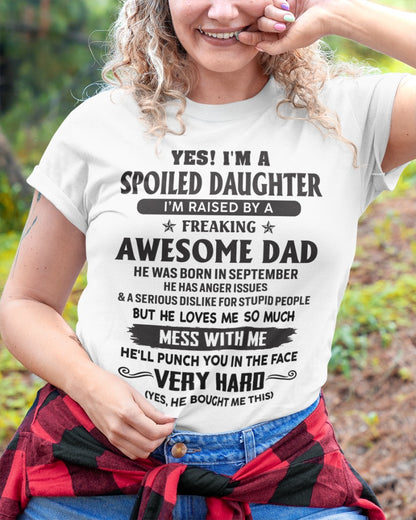 September - Awesome Dad - Perfect gift for your daughter - ccdi09 FROM MAN (SKU07-138-09)