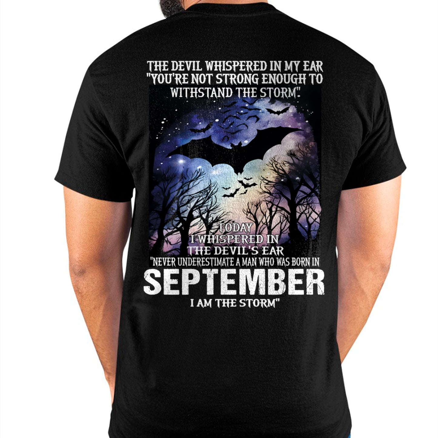 Never Underestimate a Man Born in September – I Am the Storm - ccdi09 male (SKU10-52-09)