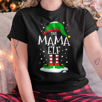 Christmas Shirts for Family, Funny christmas shirts, Christmas Unisex T-Shirt/Hoodie/Sweatshirt HLT00 - The Mama Elf Christmas Family Matching Xmas Mom Group Funny T-Shirt
