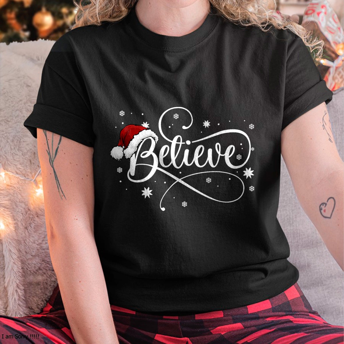 Christmas Shirts for Family, Funny christmas shirts, Christmas Unisex T-Shirt/Hoodie/Sweatshirt HLT00 - Christmas - Believe Santa Claus Believe Christmas Kids T-Shirt