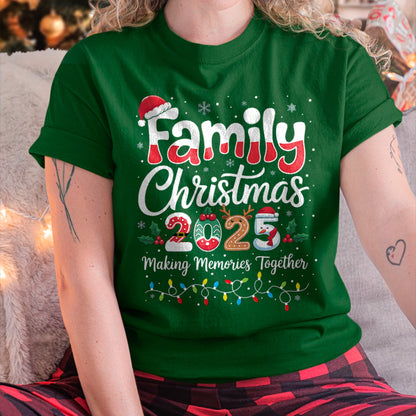 Family Christmas 2025 Matching Outfit Xmas Squad Santa T-Shirt Men Women(SKU-MRCM-6) FMA male