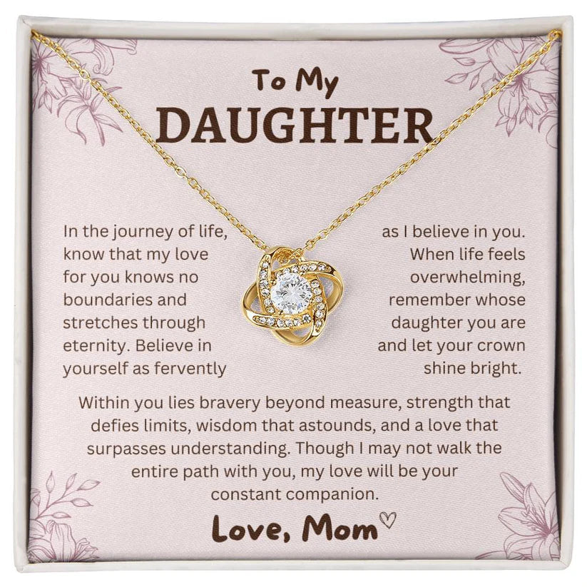 To My Daughter From Mom Necklace