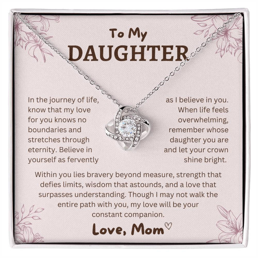 To My Daughter From Mom Necklace