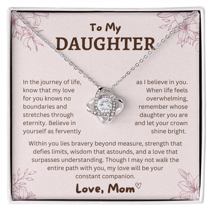 To My Daughter From Mom Necklace