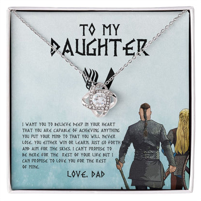 To My Daughter From Dad Necklace