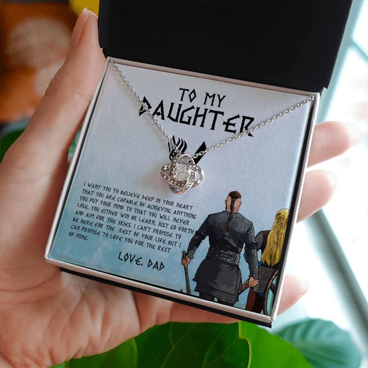 To My Daughter From Dad Necklace