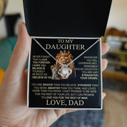 To My Daughter From Dad Necklace