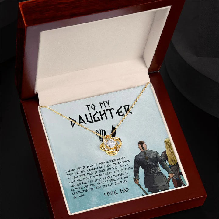 To My Daughter From Dad Necklace
