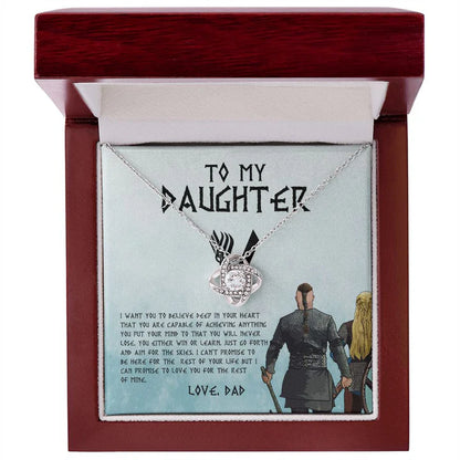 To My Daughter From Dad Necklace