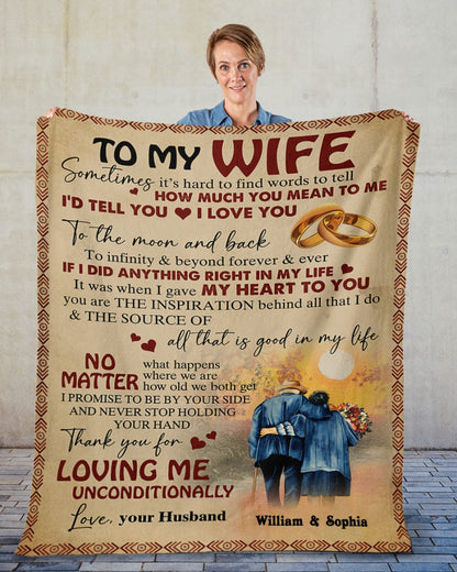 Special blanket for Wife - From Husband blanket
