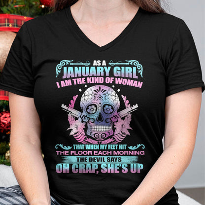 AS A JANUARY GIRL I AM THE KIND OF WOMAN FMA (SKU08-85-01)