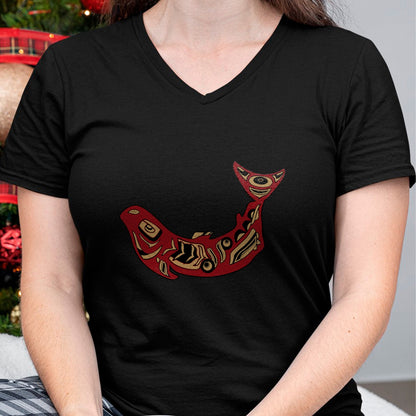 Native American T-Shirts, Vintage Native American Unisex T-Shirt/Hoodie/Sweatshirt HLT00 - Native American Indian Salmon Fish Totem Pacific Northwest T-Shirt