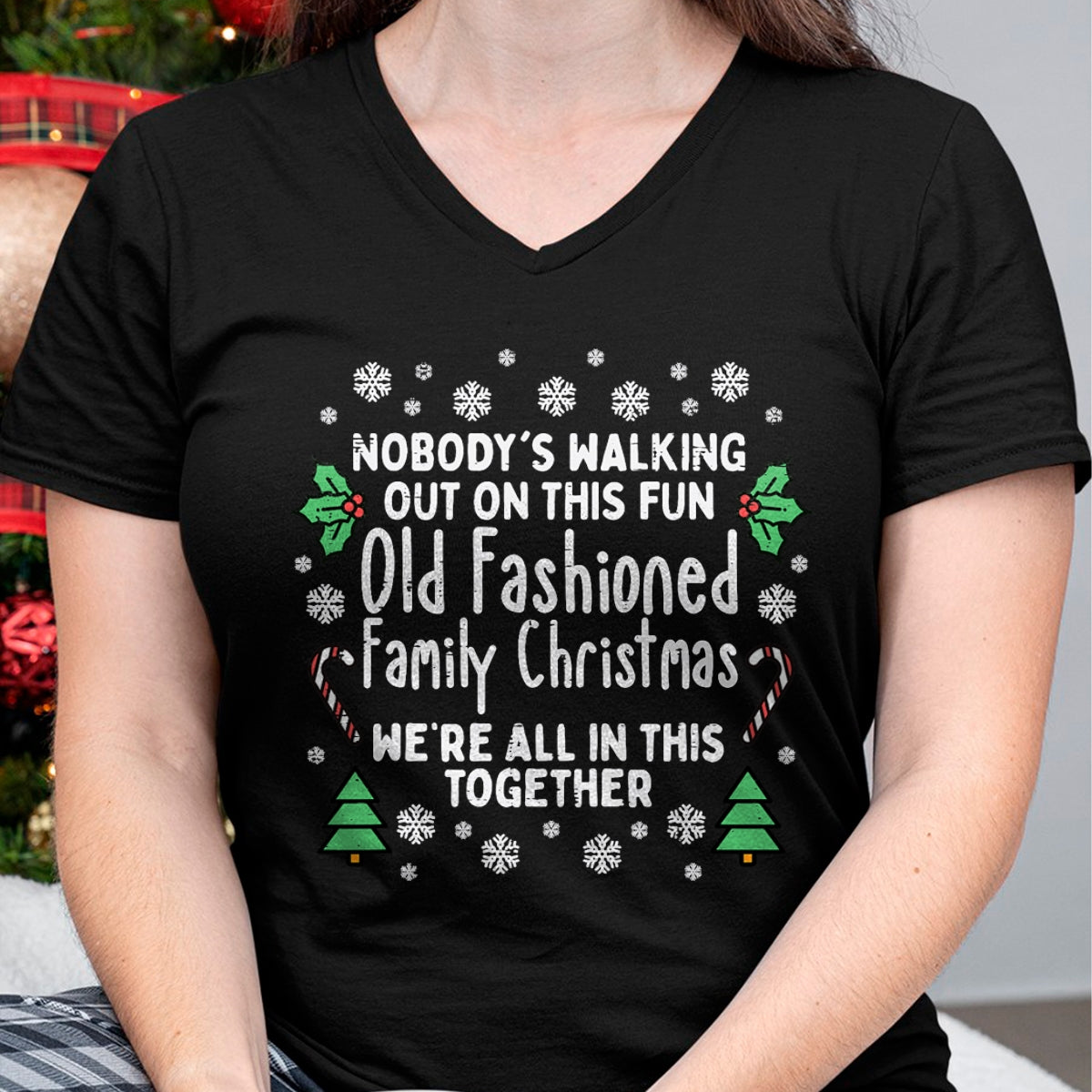 Christmas Shirts for Family, Funny christmas shirts, Christmas Unisex T-Shirt/Hoodie/Sweatshirt HLT00 - Old Fashioned Family Christmas Ugly Xmas Men Women Kids T-Shirt